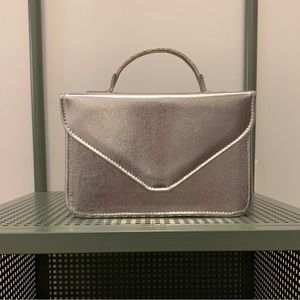 Vintage Metallic Silver Granada U.S.A. Small Purse